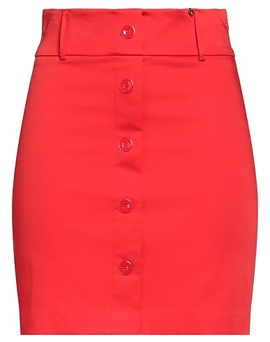 KOCCA Mini skirt Red 98% Cotton, 2% Elastane