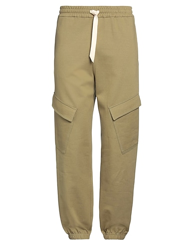 JIL SANDER+ Pantalone Verde militare 100% Cotone