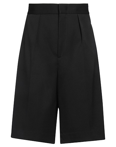 JIL SANDER Shorts & Bermuda Black 100% Wool