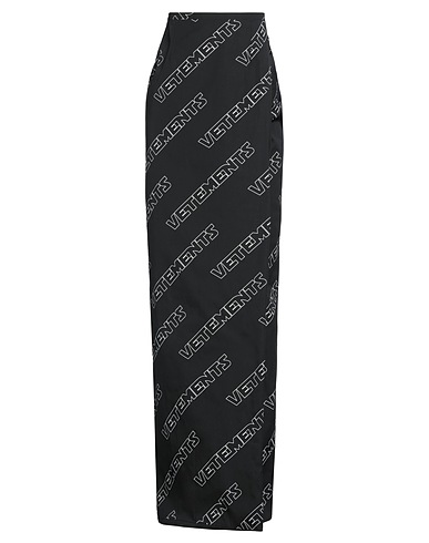 VETEMENTS Gonna lunga Nero 100% Cotone