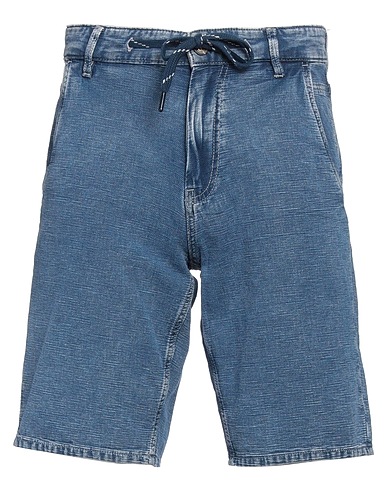 SALSA JEANS Denim shorts 70% Cotton, 30% Linen