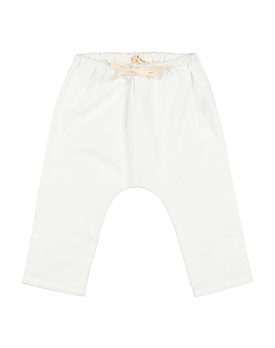 BABE & TESS Pantalone Bianco 97% Cotone, 3% Elastan