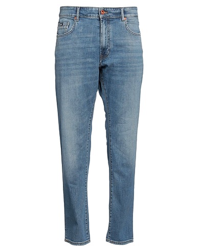GAS Denim trousers Blue 99% Cotton, 1% Elastane