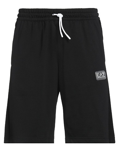 EA7 Shorts & Bermuda Black 100% Cotton