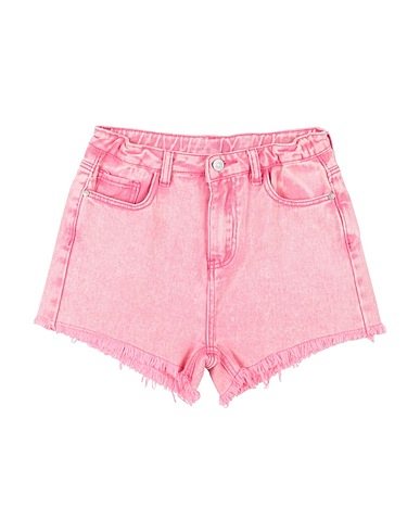MARC ELLIS Denim shorts Pink 100% Cotton