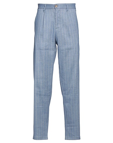 IMPERIAL Casual trouser Slate blue 49% Polyester, 26% Linen, 23% Viscose, 2% Elastane