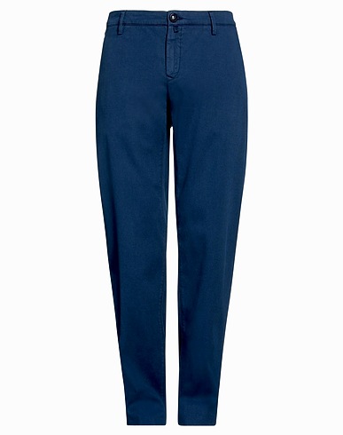 JACOB COHЁN Casual trouser Navy blue 68% Cotton, 30% Lyocell, 2% Elastane, Polyester