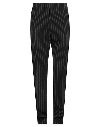 AMI ALEXANDRE MATTIUSSI Casual trouser Black 100% Virgin Wool