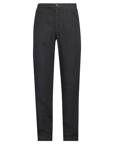 BOGLIOLI Casual trouser Midnight blue 100% Linen