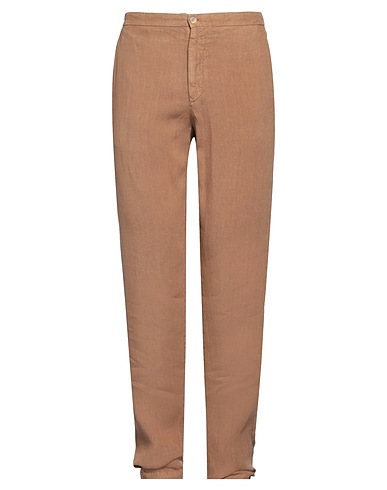 BOGLIOLI Casual trouser Camel 100% Linen