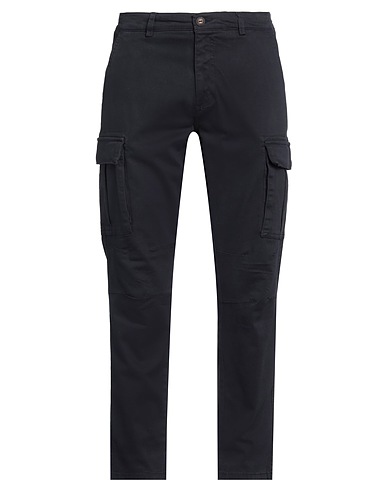 IMPURE Casual trouser Midnight blue 98% Cotton, 2% Elastane
