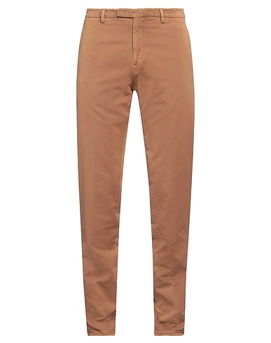 BOGLIOLI Casual trouser Camel 87% Cotton, 13% Polyamide