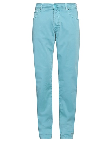 JACOB COHЁN Pantalone Turchese 96% Cotone, 4% Elastan, Poliestere