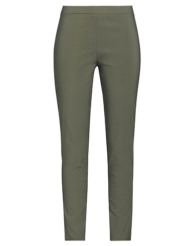 CARACTÈRE Casual trouser Military green 65% Viscose, 30% Polyamide, 5% Elastane