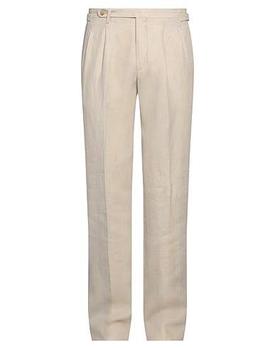 BOGLIOLI Casual pants Sage green 100% Linen