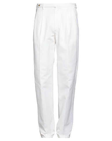 BOGLIOLI Casual trouser White 54% Cotton, 44% Linen, 2% Elastane