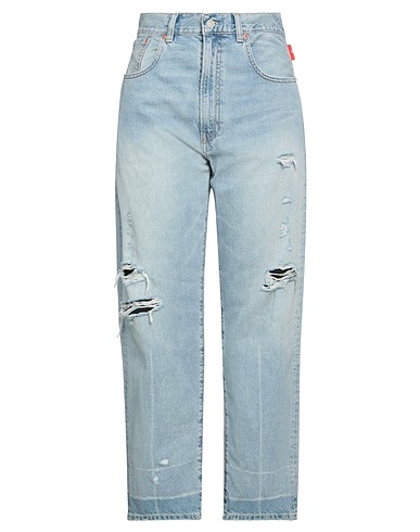 DENIMIST Denim trousers Blue 100% Cotton