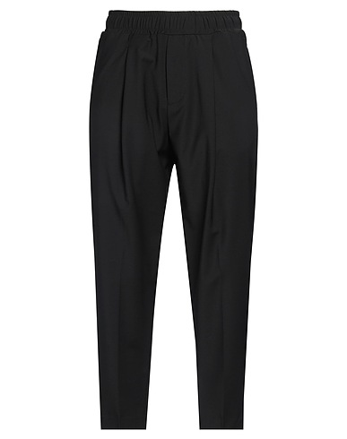 ENTRE AMIS Pantalone Nero 52% Lana, 43% Poliestere, 5% Elastan