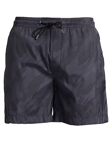 MAHARISHI Swim shorts Charcoal 100% Recycled polyester