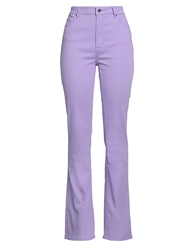 MET JEANS Denim pants Lilac 78% Cotton, 12% Polyester, 8% Polyamide, 2% Elastane