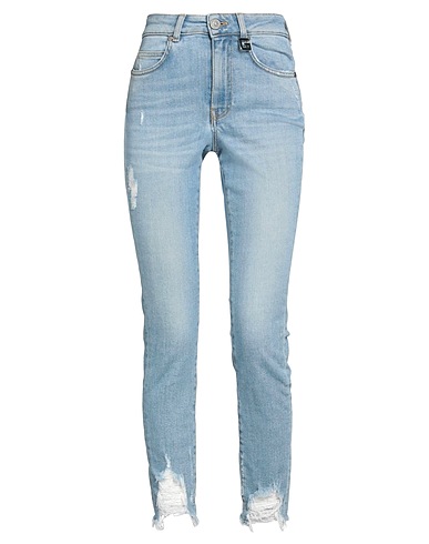 GAëLLE Paris Denim pants Blue 97% Cotton, 2% Polyester, 1% Elastane