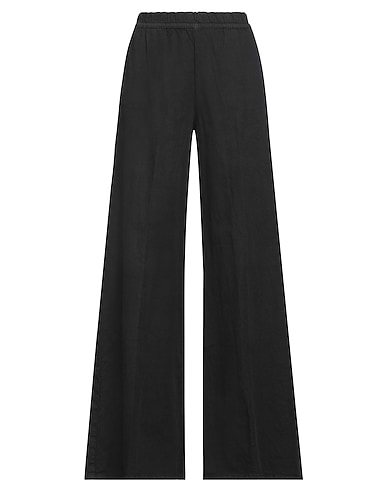 CIGALA'S Casual pants Black 43% Cotton, 32% Linen, 23% Tencel™, 2% Elastane