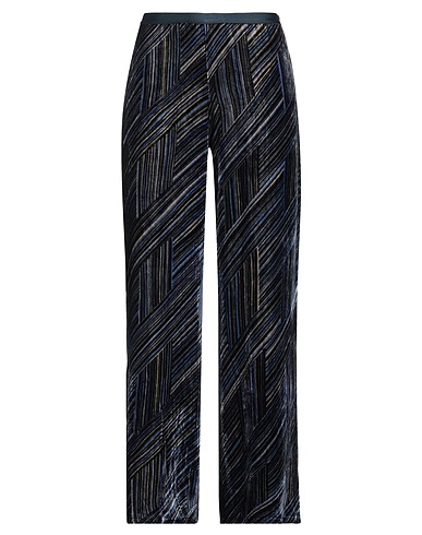 SIYU Casual trouser Navy blue 82% Viscose, 18% Silk