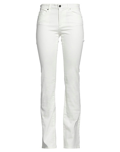 ARMANI EXCHANGE Denim trousers White 92% Cotton, 5% Elastomultiester, 3% Elastane