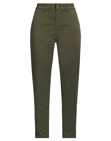 CIGALA'S Pantalone Verde militare 98% Cotone, 2% Elastan