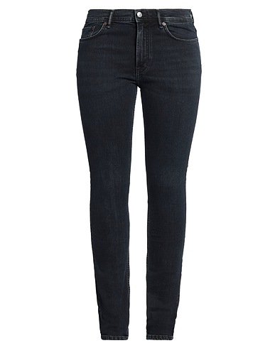 ACNE STUDIOS Denim pants Blue 94% Organic cotton, 5% Recycled polyester, 1% Elastane