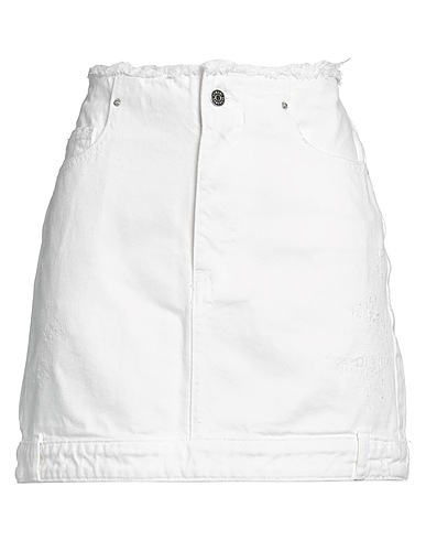 ARMANI EXCHANGE Denim skirt White 100% Cotton