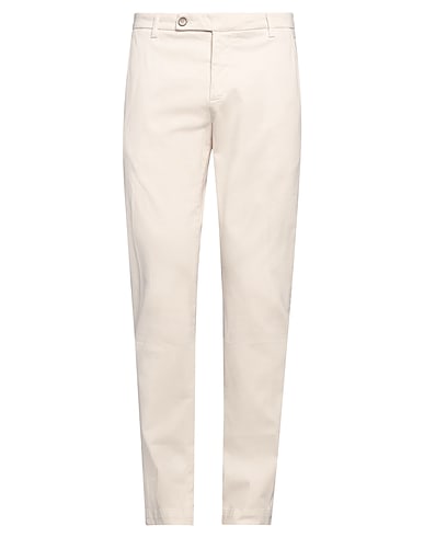 ENTRE AMIS Casual pants Cream 97% Cotton, 3% Elastane
