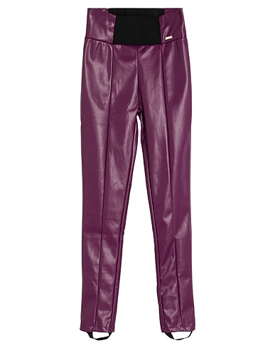 NO SECRETS Leggings Dark purple 50% Polyester, 50% Polyurethane