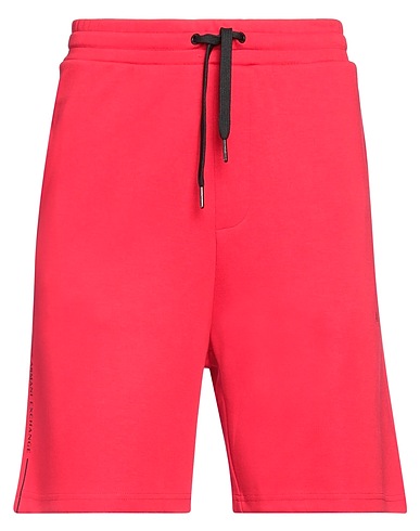 ARMANI EXCHANGE Shorts & Bermuda Red 59% Cotton, 41% Polyester