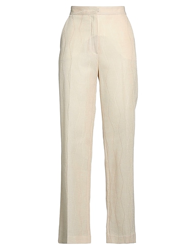 BEATRICE .B Casual trouser Beige 100% Cotton