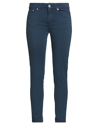 DONDUP Denim trousers Navy blue 98% Cotton, 2% Elastane
