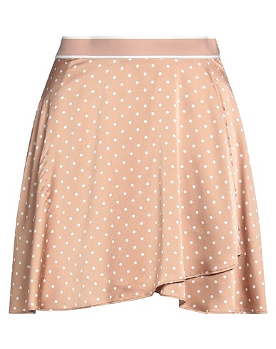 GUESS Mini skirt Light brown 100% Polyester