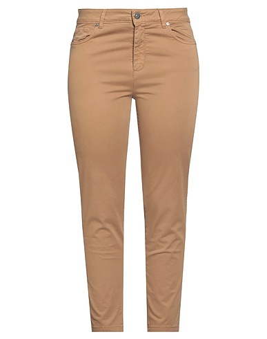 SANGERMANO Pantalone Cammello 97% Cotone, 3% Elastan