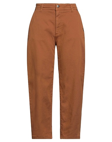BERNA Casual trouser Brown 97% Cotton, 3% Elastane