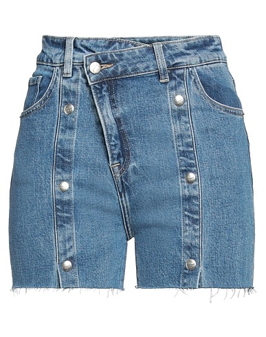 LIUREGALI Denim shorts Blue 99% Cotton, 1% Elastane