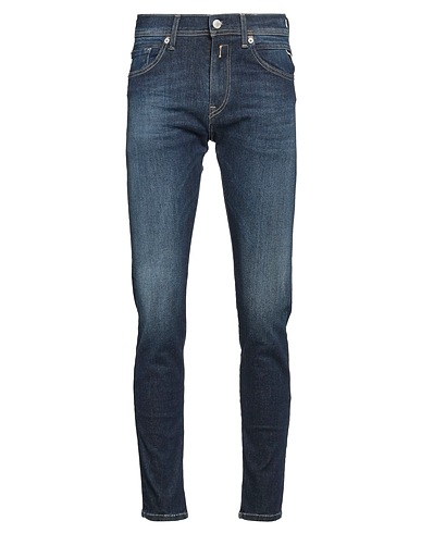 REPLAY Denim trousers Blue 63% Cotton, 33% Polyester, 4% Elastane