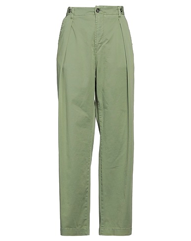 BERNA Casual trouser Green 97% Cotton, 3% Elastane