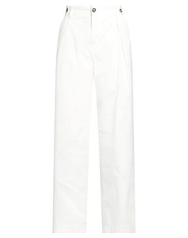 BERNA Pantalone Bianco 97% Cotone, 3% Elastan