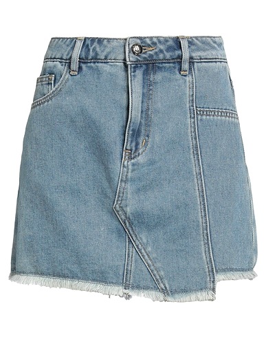 LIUREGALI Shorts jeans Blu 50% Cotone, 27% Lyocell, 20% Poliestere, 3% Juta