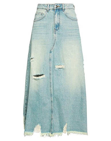 LIUREGALI Denim skirt Blue 100% Cotton