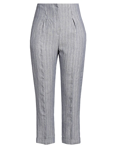 PESERICO Casual trouser EASY Blue 100% Linen