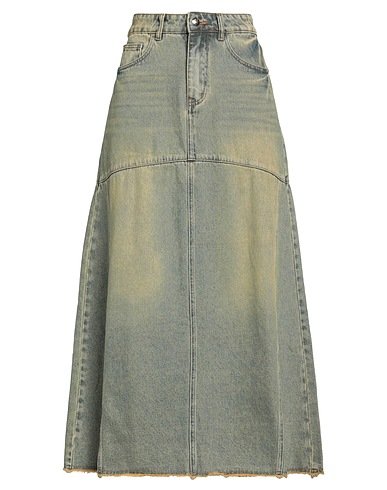 LIUREGALI Denim skirt Blue 100% Cotton