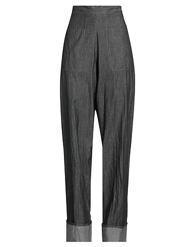 COLLECTION PRIVĒE? Casual pants Black 100% Cotton