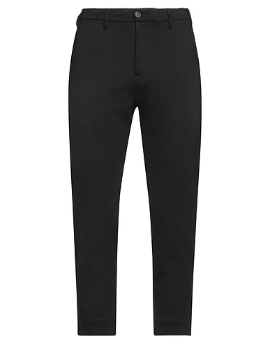 EREDI DEL DUCA Casual pants Black 65% Viscose, 30% Polyester, 5% Elastane