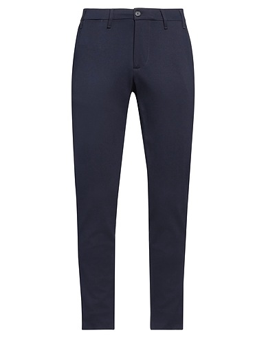 EREDI DEL DUCA Casual pants Navy 65% Viscose, 30% Polyester, 5% Elastane